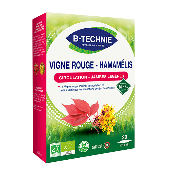 Vigne rouge / Hamamélis AB ampoules