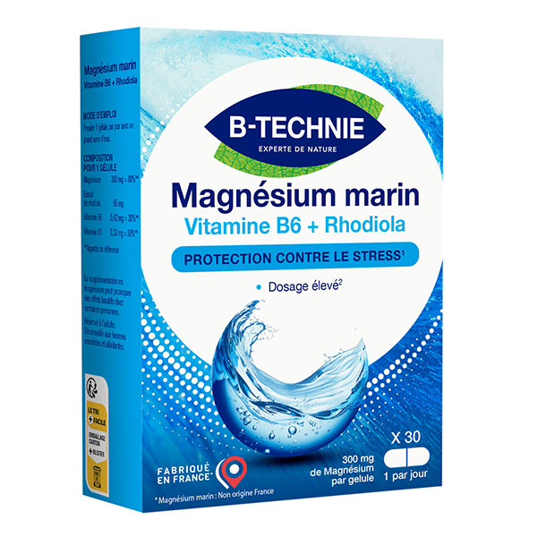 Magnésium Marin Stress Rhodiola gélules