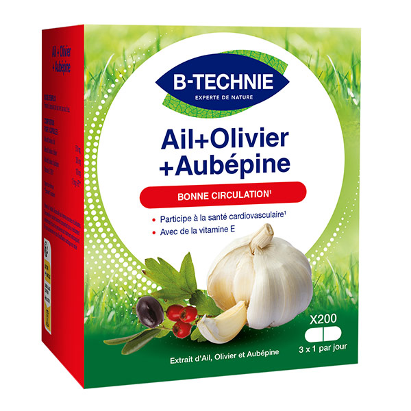 Ail Olivier Aubépine Vit E